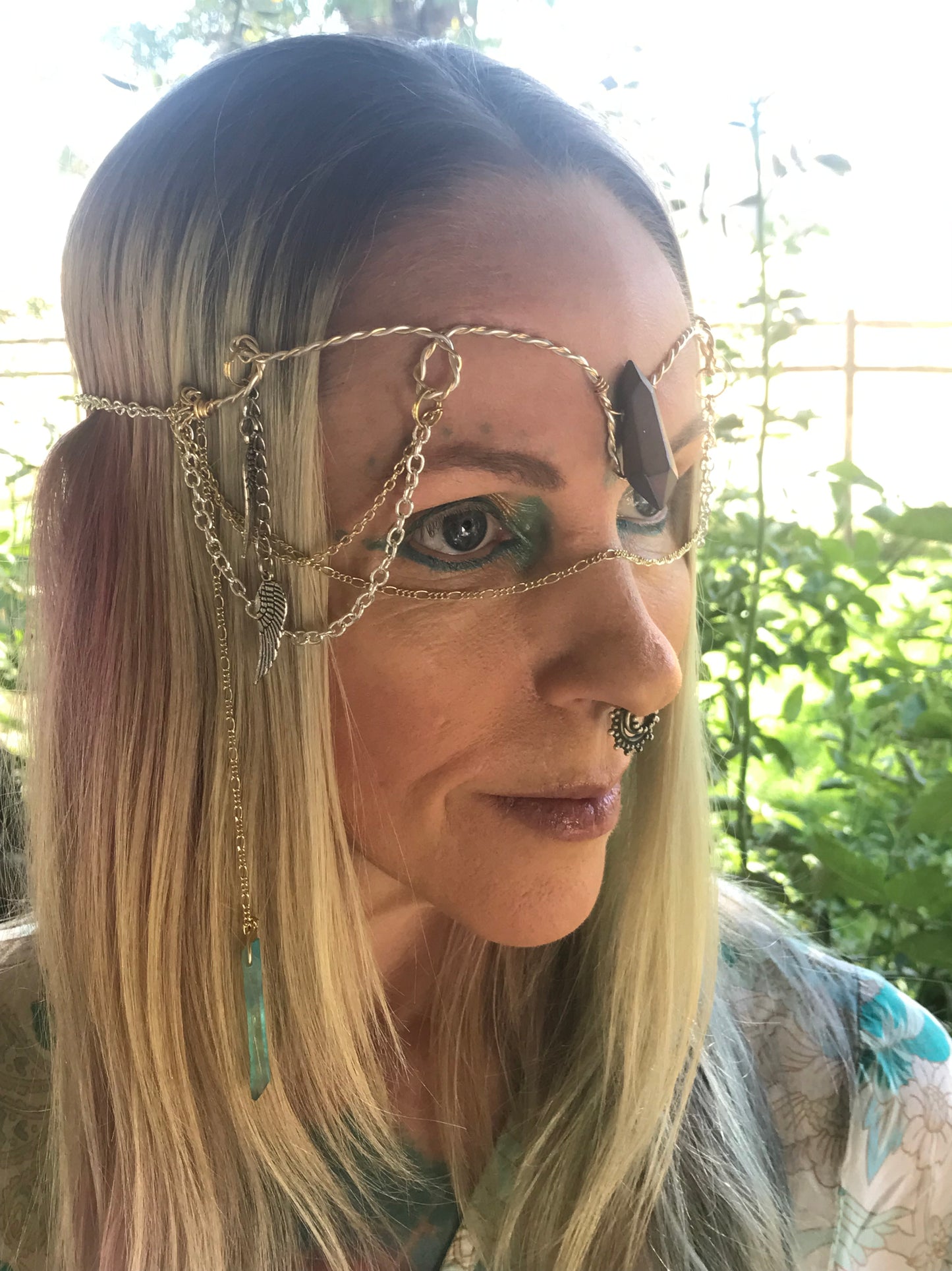 Celestial Goddess rising tiara headpiece