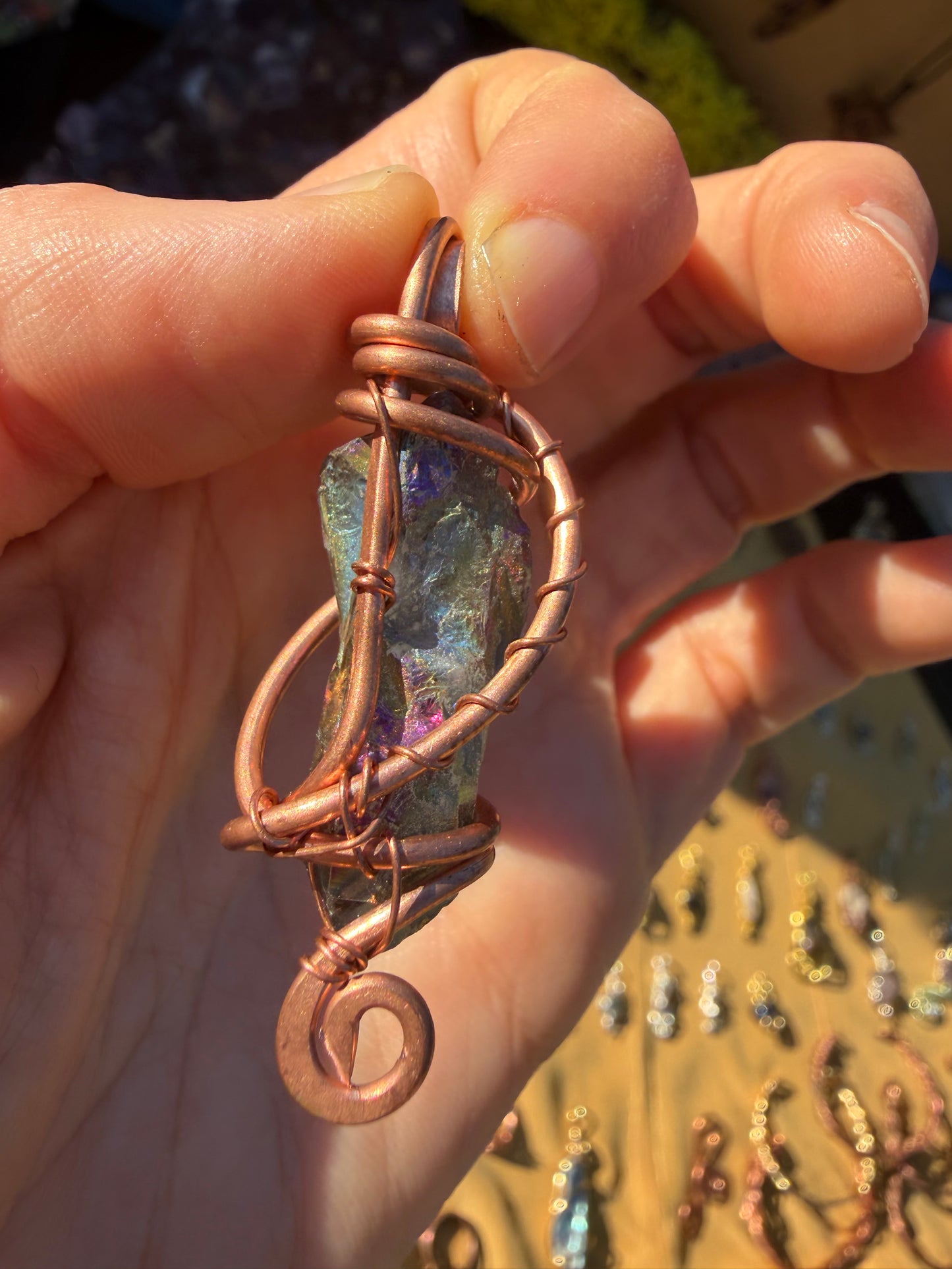 Self-Empowerment Activation-Titanium Quartz necklace