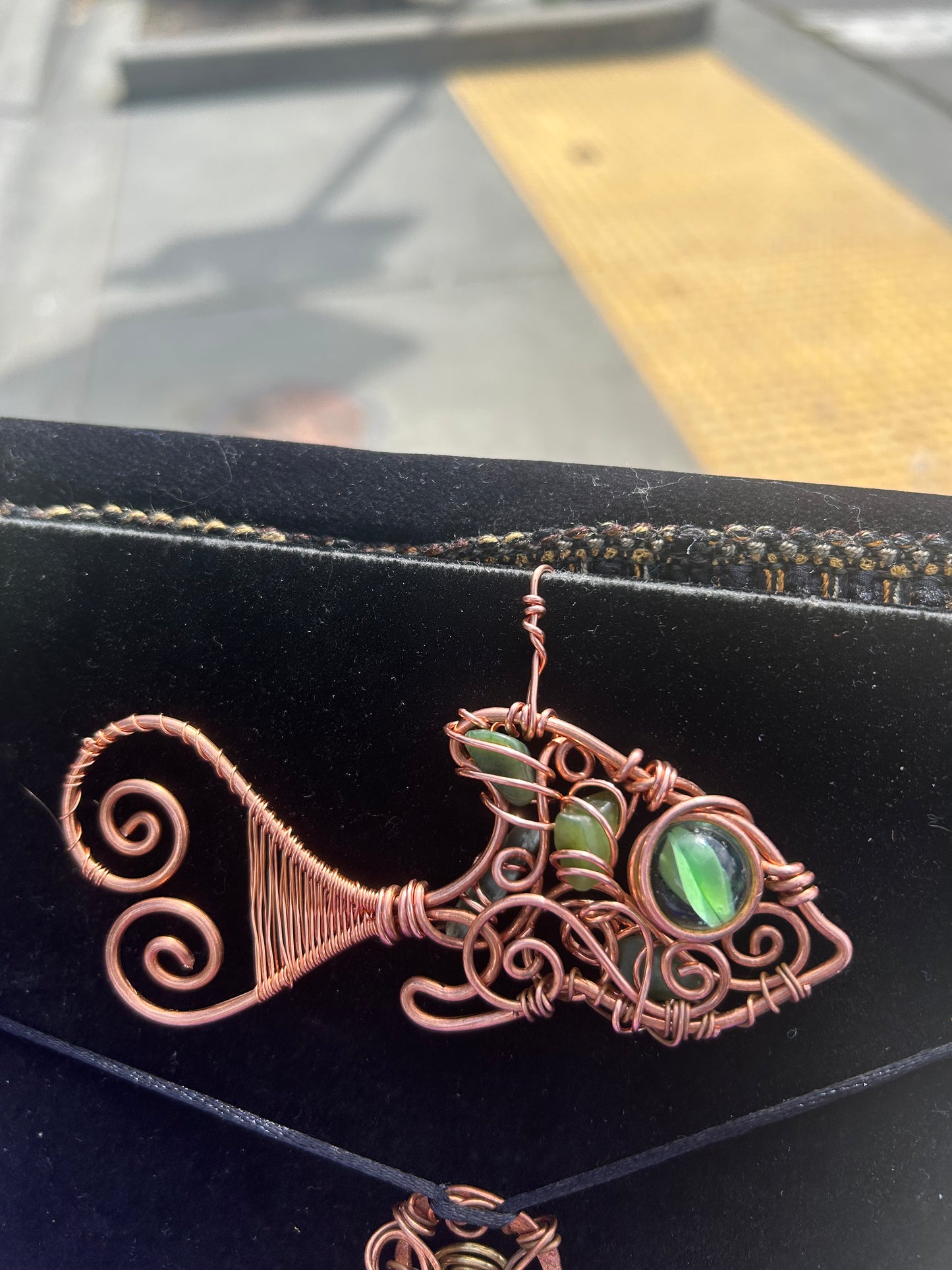 Copper fish home decor