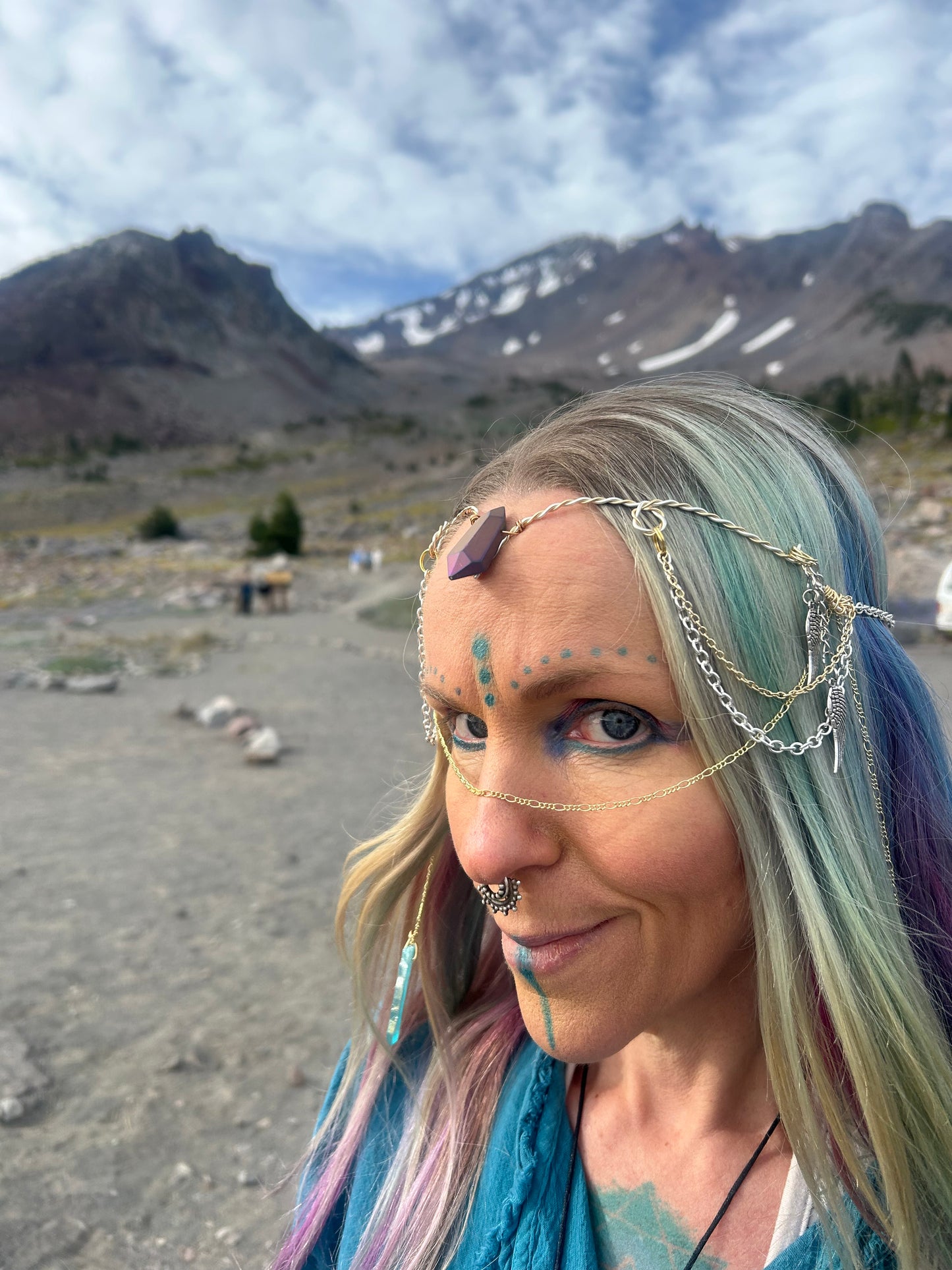 Celestial Goddess rising tiara headpiece