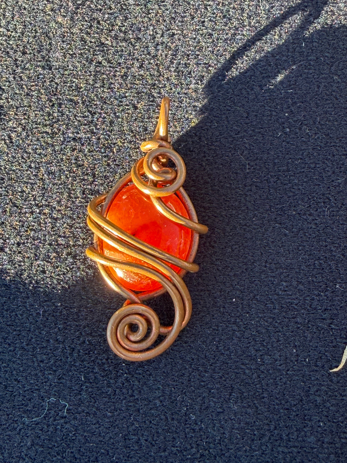 Carnelian agate pendant