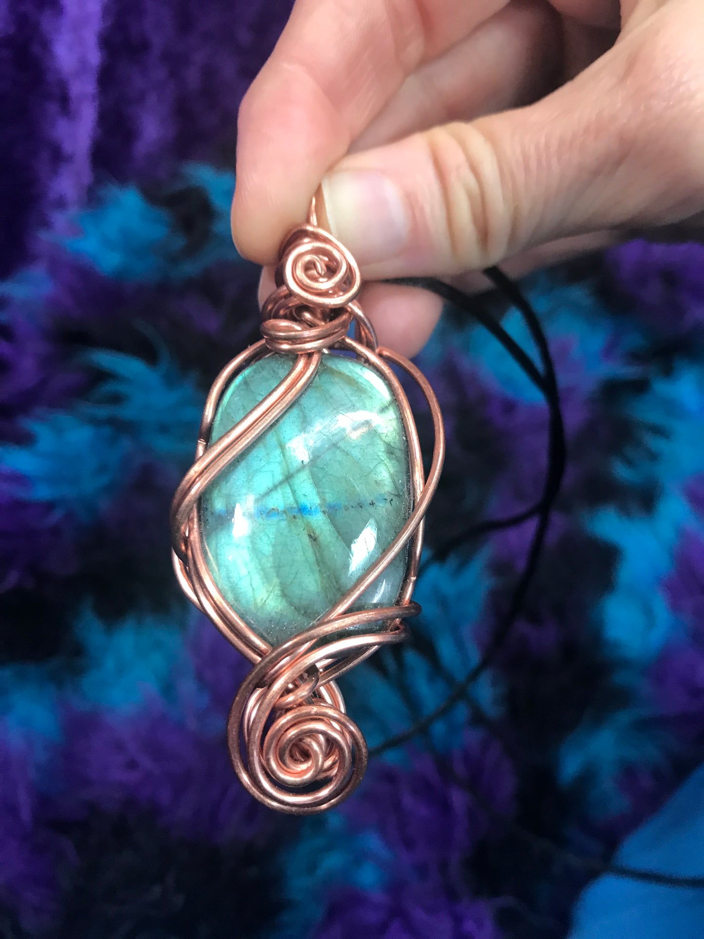 Labradorite copper necklace Bringer of Light