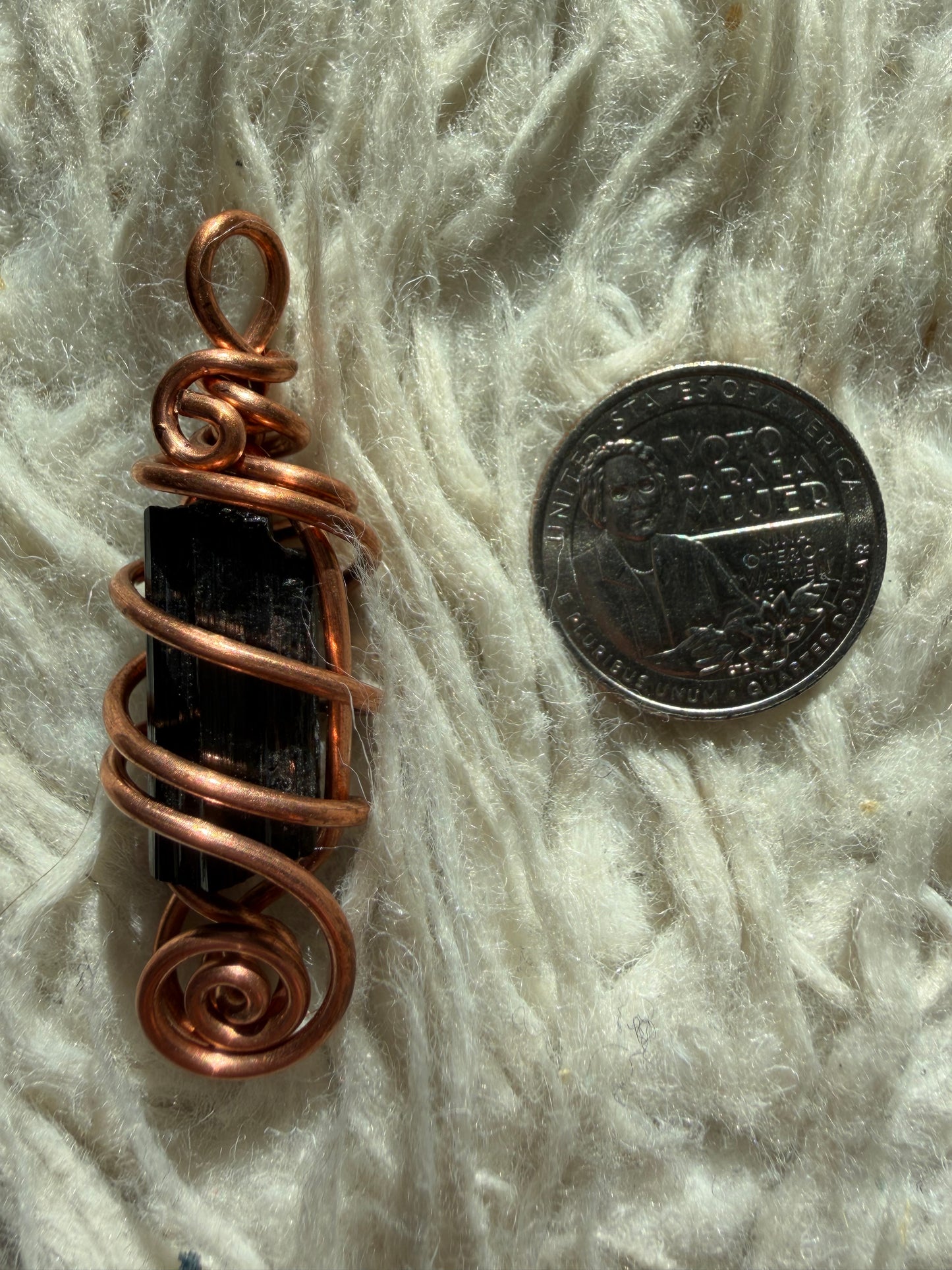 Black tourmaline Grounded Guardian Talisman