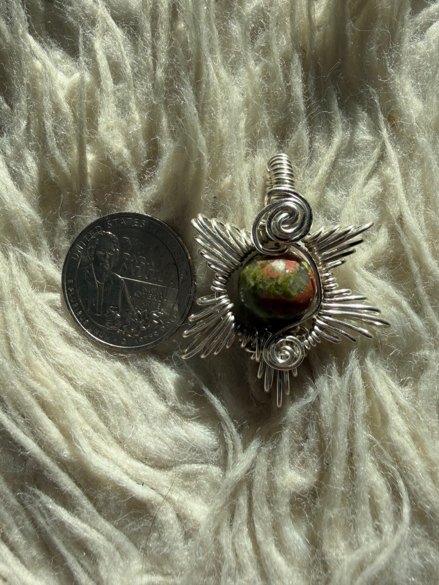 Solar Vitality Jasper Pendant