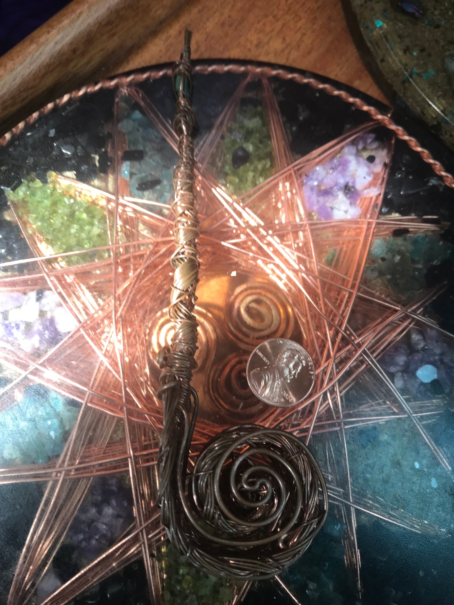 Copper energy clearing tool