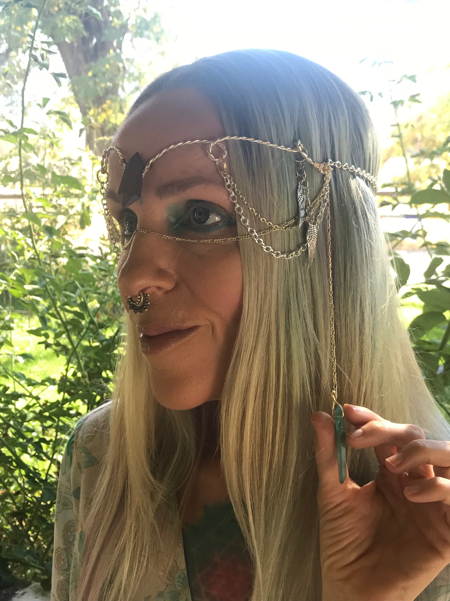 Celestial Goddess rising tiara headpiece