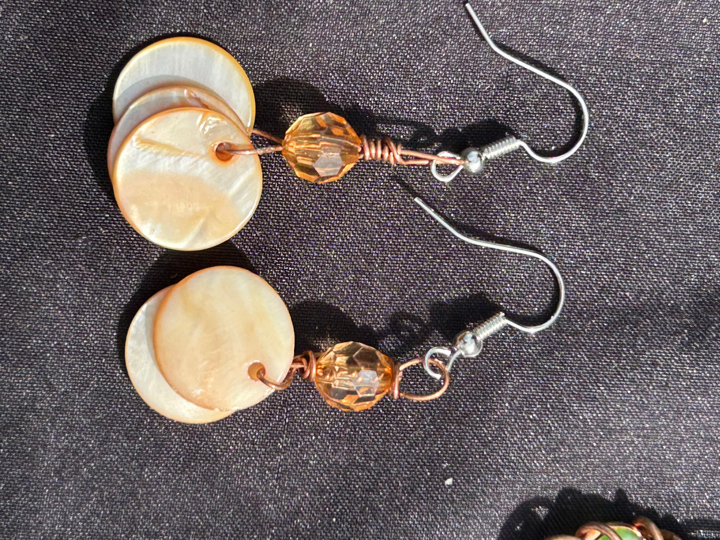 Mother of pearl earrings