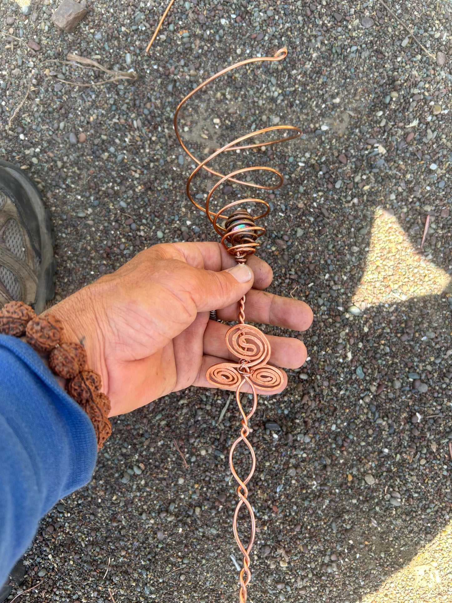 Electro culture plant antenna