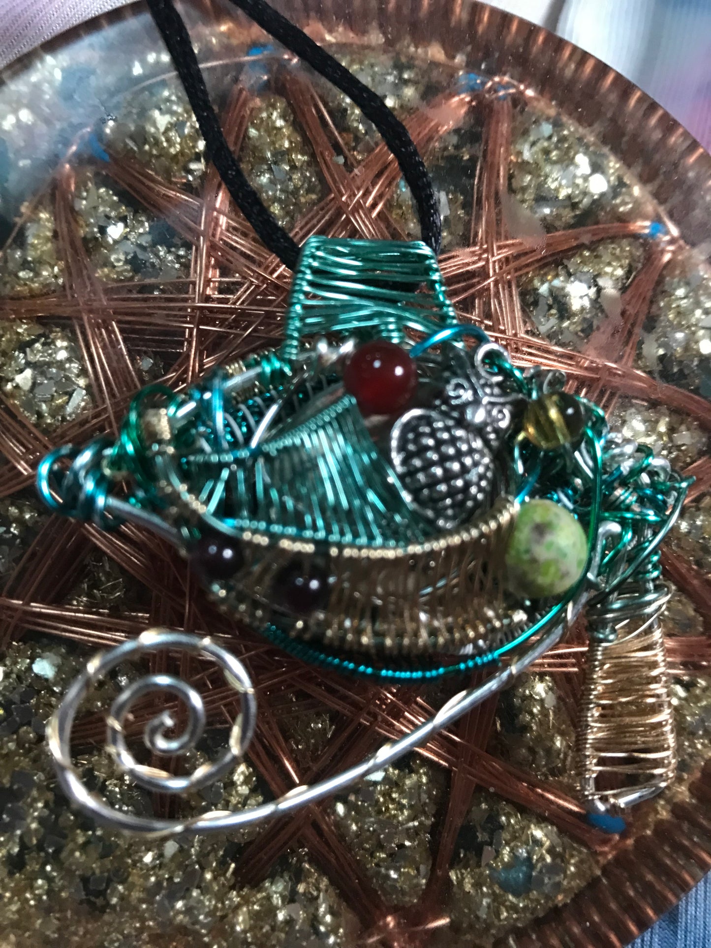All seeing eye necklace