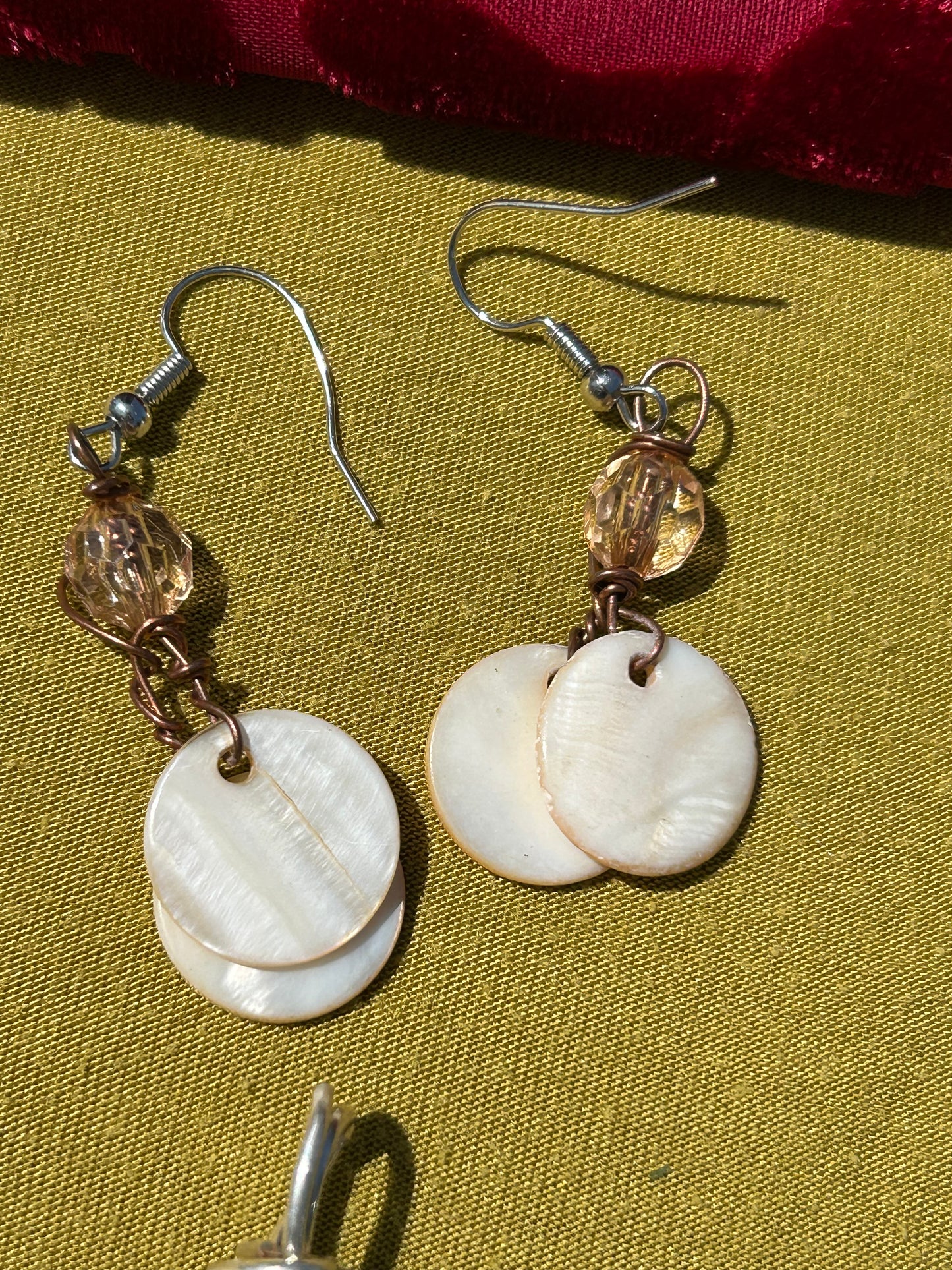 Mother of pearl earrings