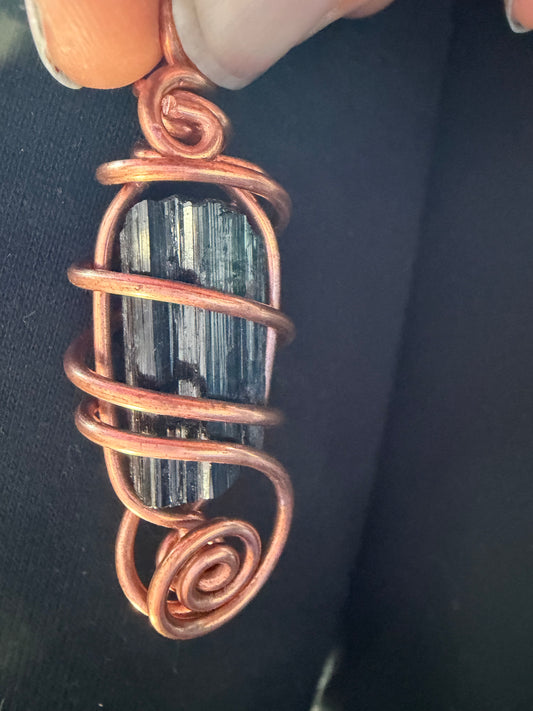 Black tourmaline Grounded Guardian Talisman