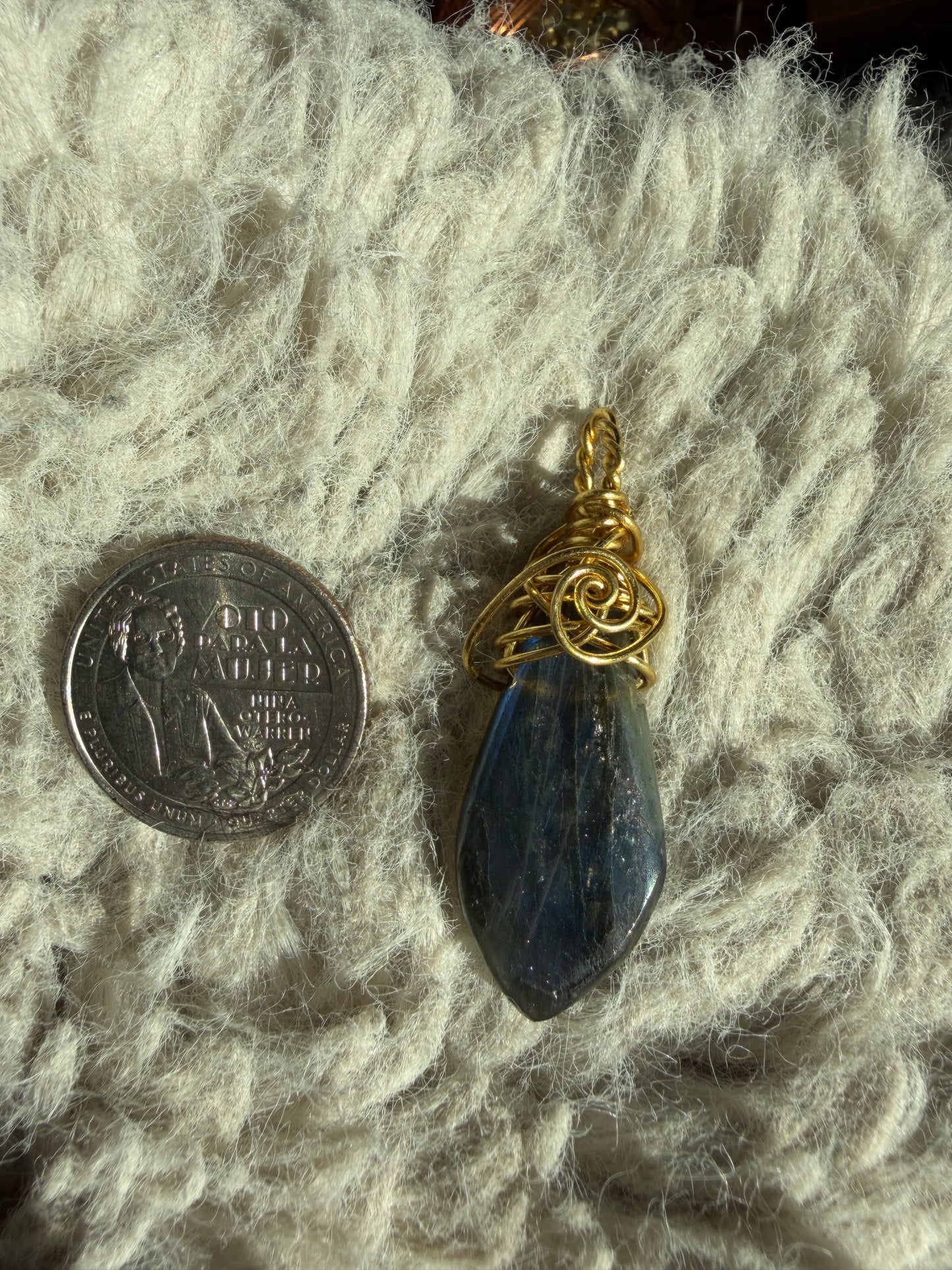Labradorite Blue Veilwalker Amulet