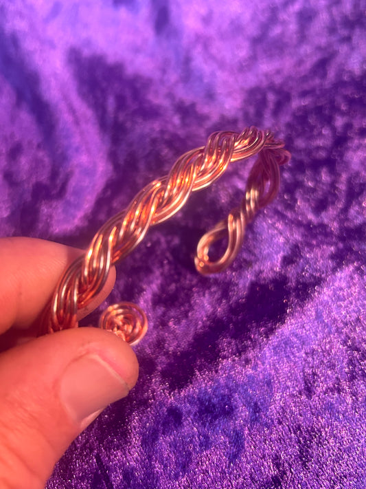 Copper healing bracelet