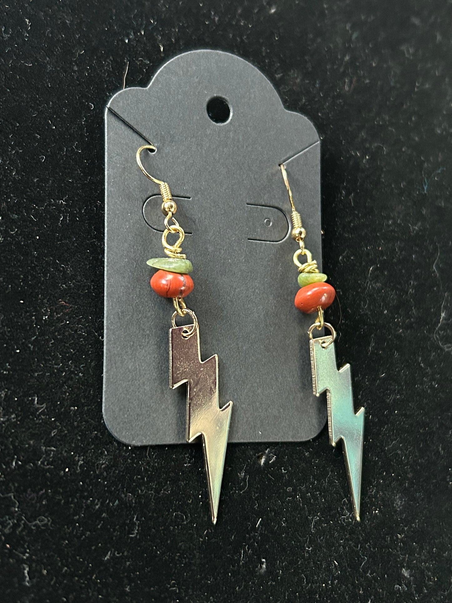 Lightning bolt earrings ￼