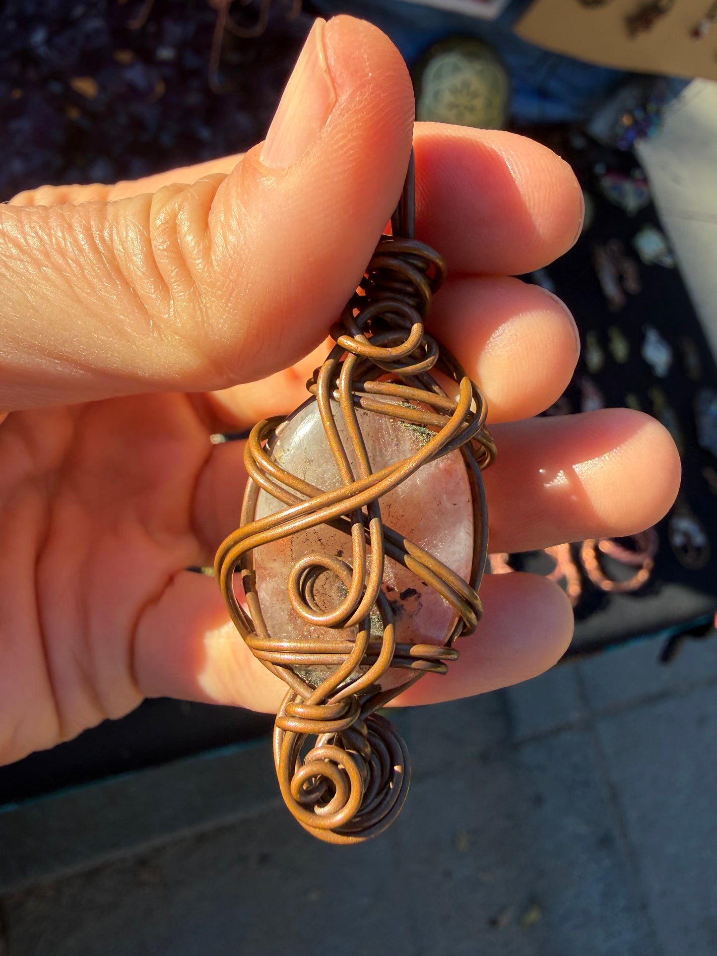 ☀️🔥 The Solar Heart Sunstone Pendant