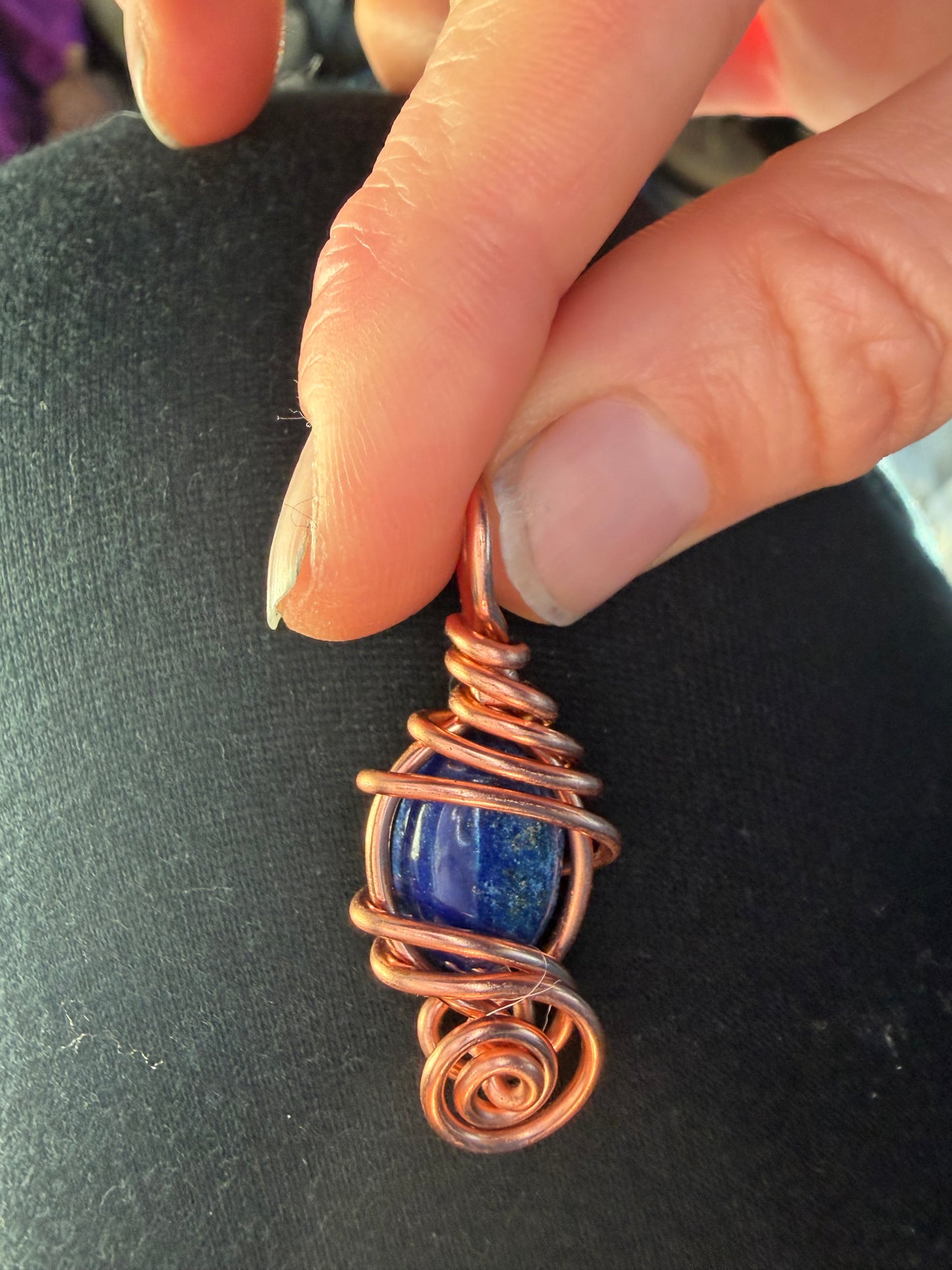 Lapis Whisper Spiral