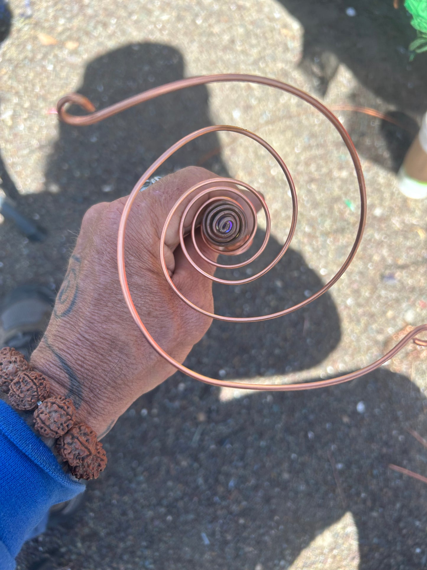 Electro culture plant antenna