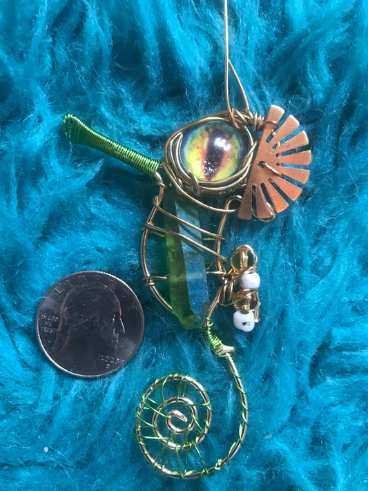 Handmade seahorse ornament & decor