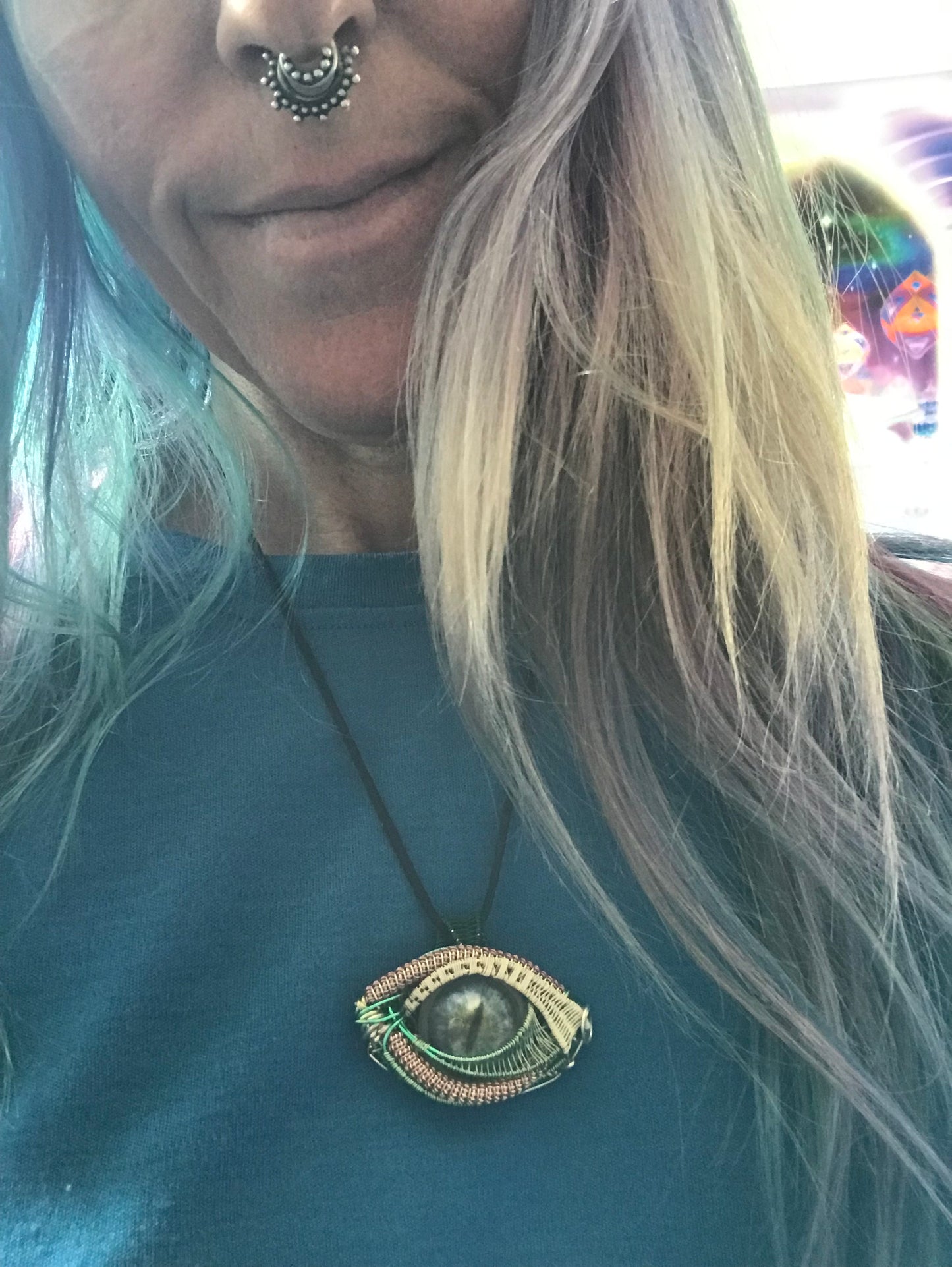 All seeing eye, 3rd eye activation necklace