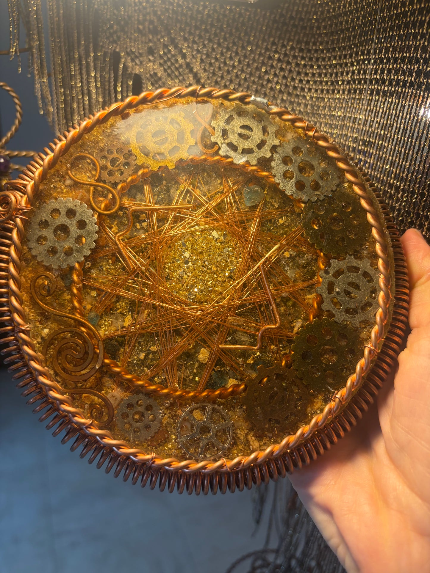 Harmonic Field Collection: Earth & Star charging plate ￼