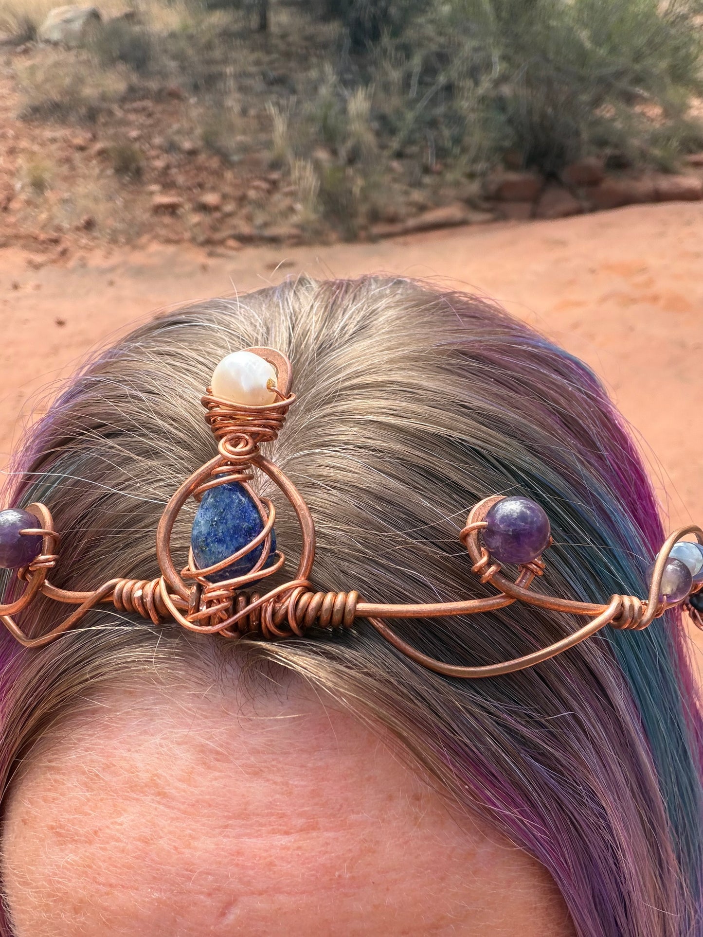 Lumerian copper crown