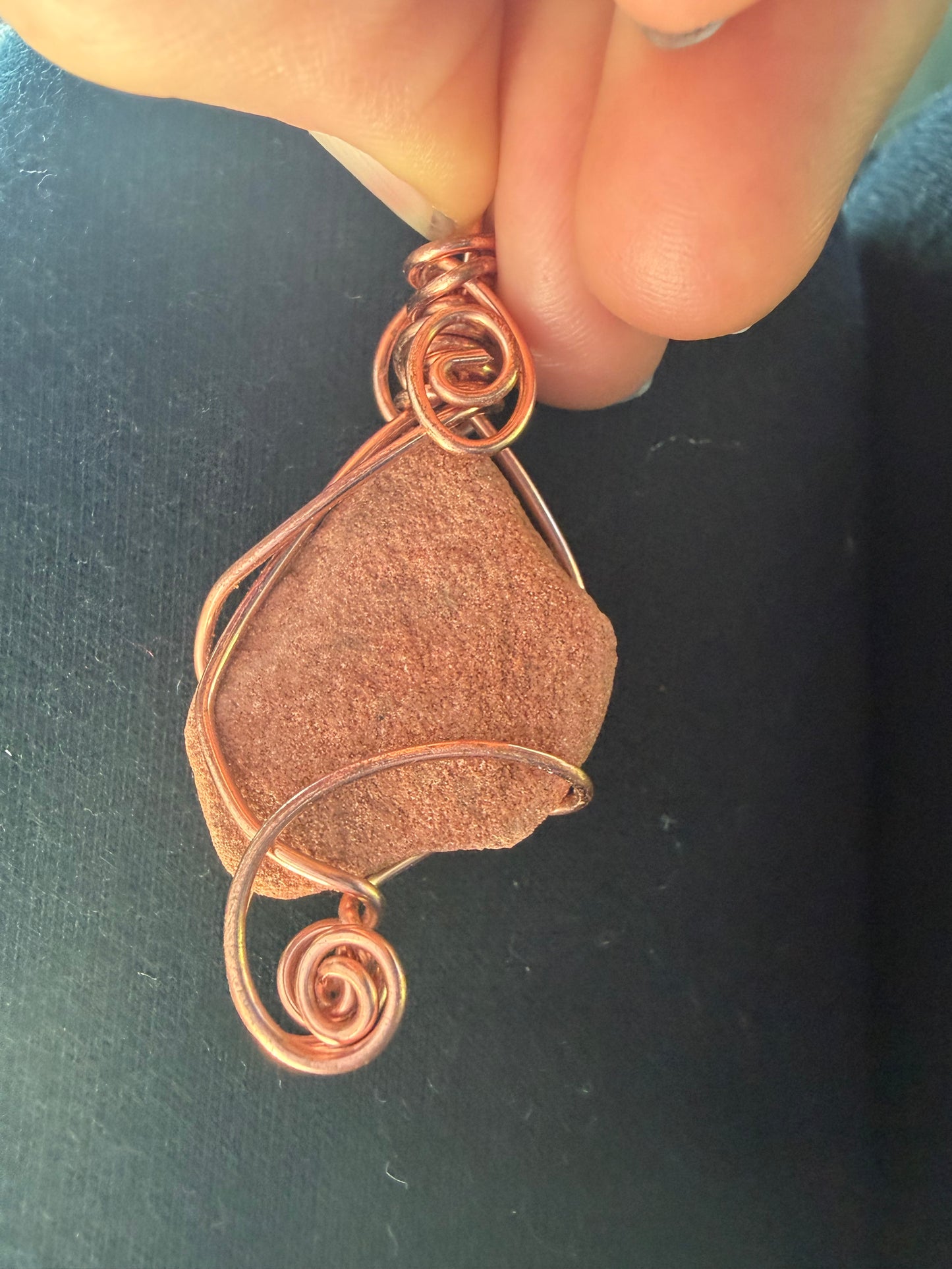 Sedona Red Rock Portal Pendant in copper