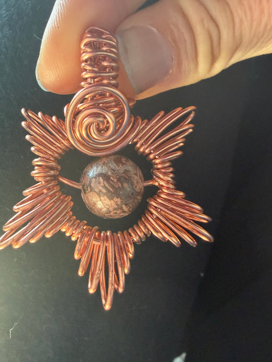 Copper Desert Rose Jasper sunshine