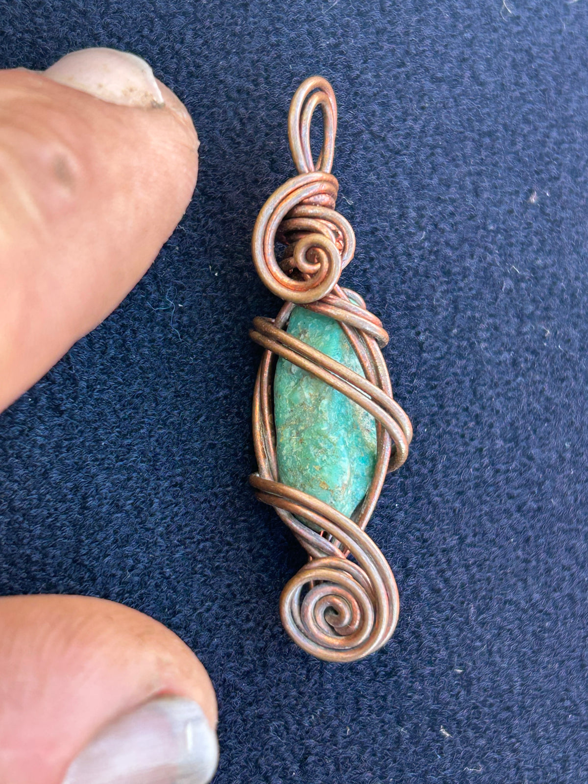 Turquoise, pendant, spirit protection