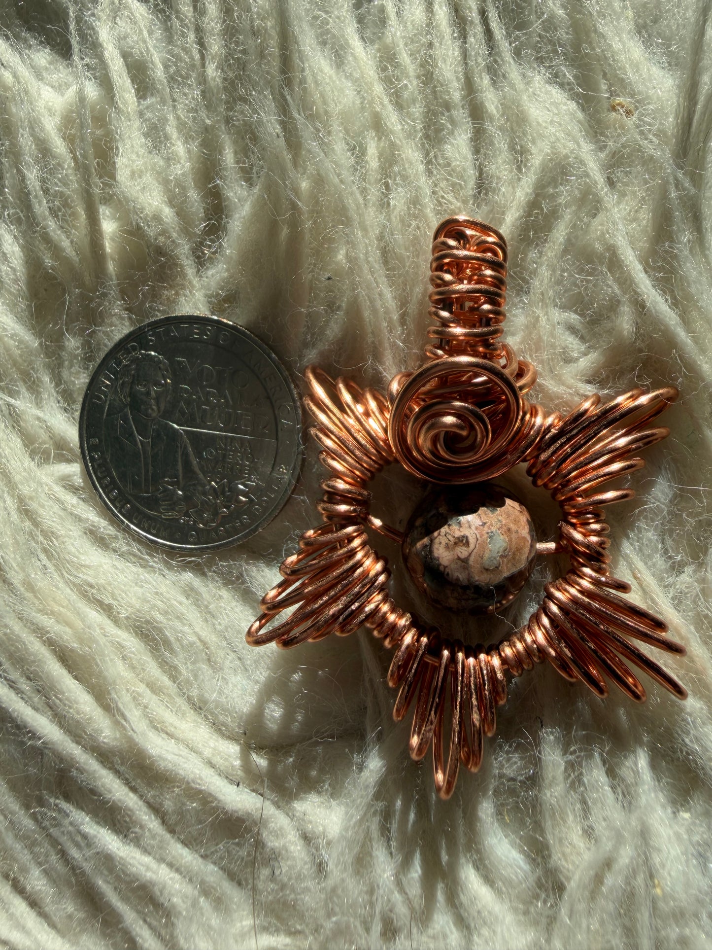 Copper Desert Rose Jasper sunshine
