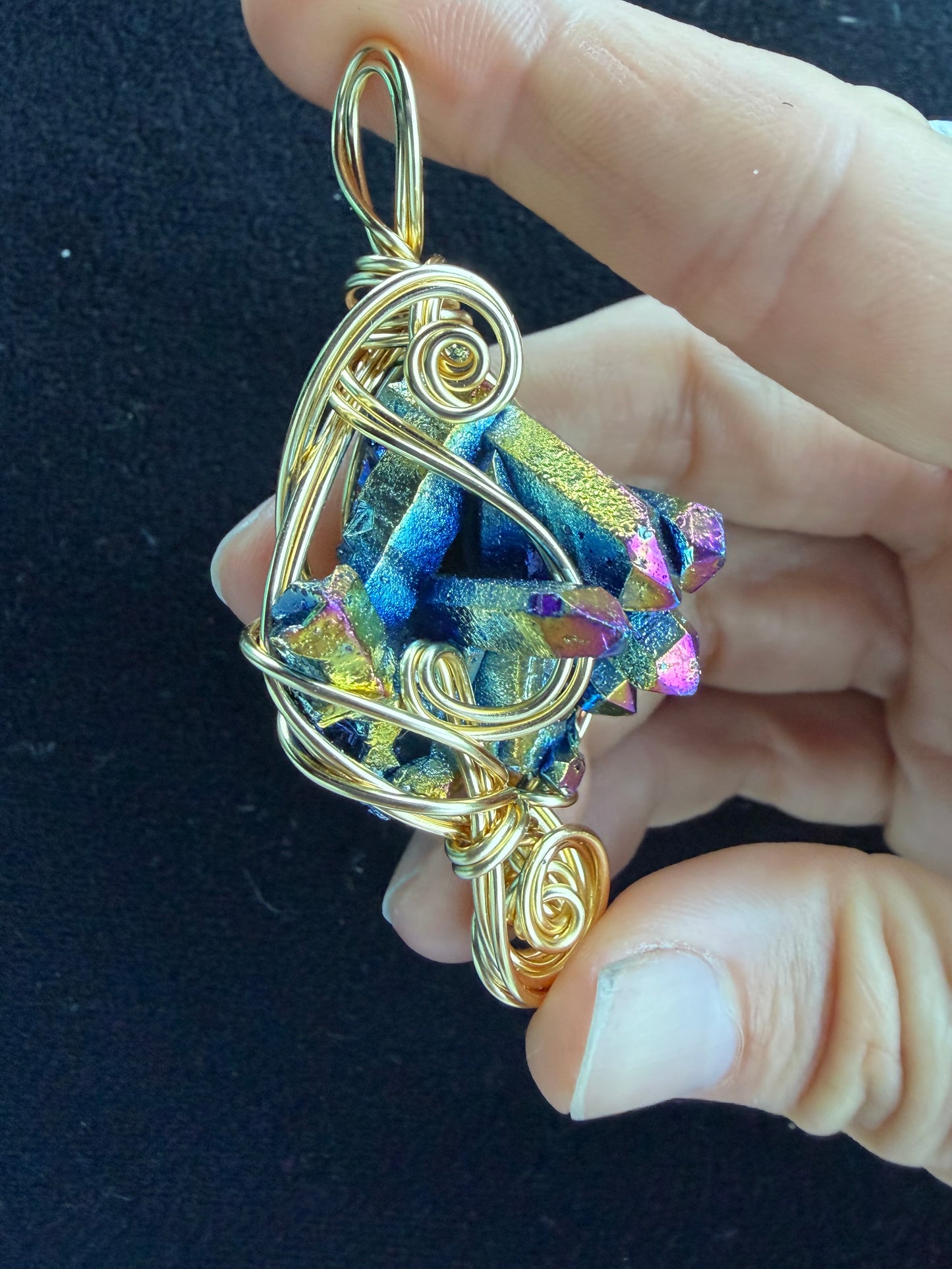 Rainbow titanium cluster of strength