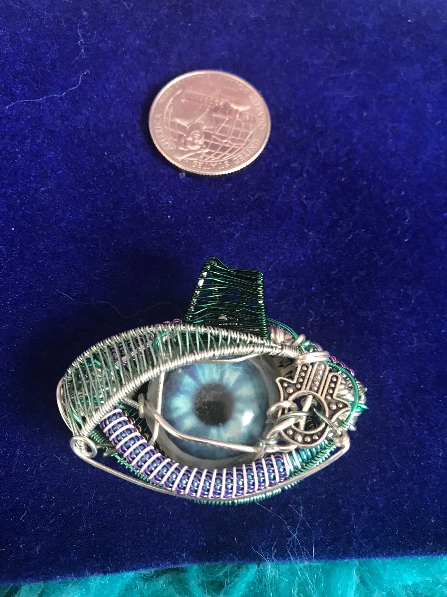 All seeing eye, 3rd eye activation necklace