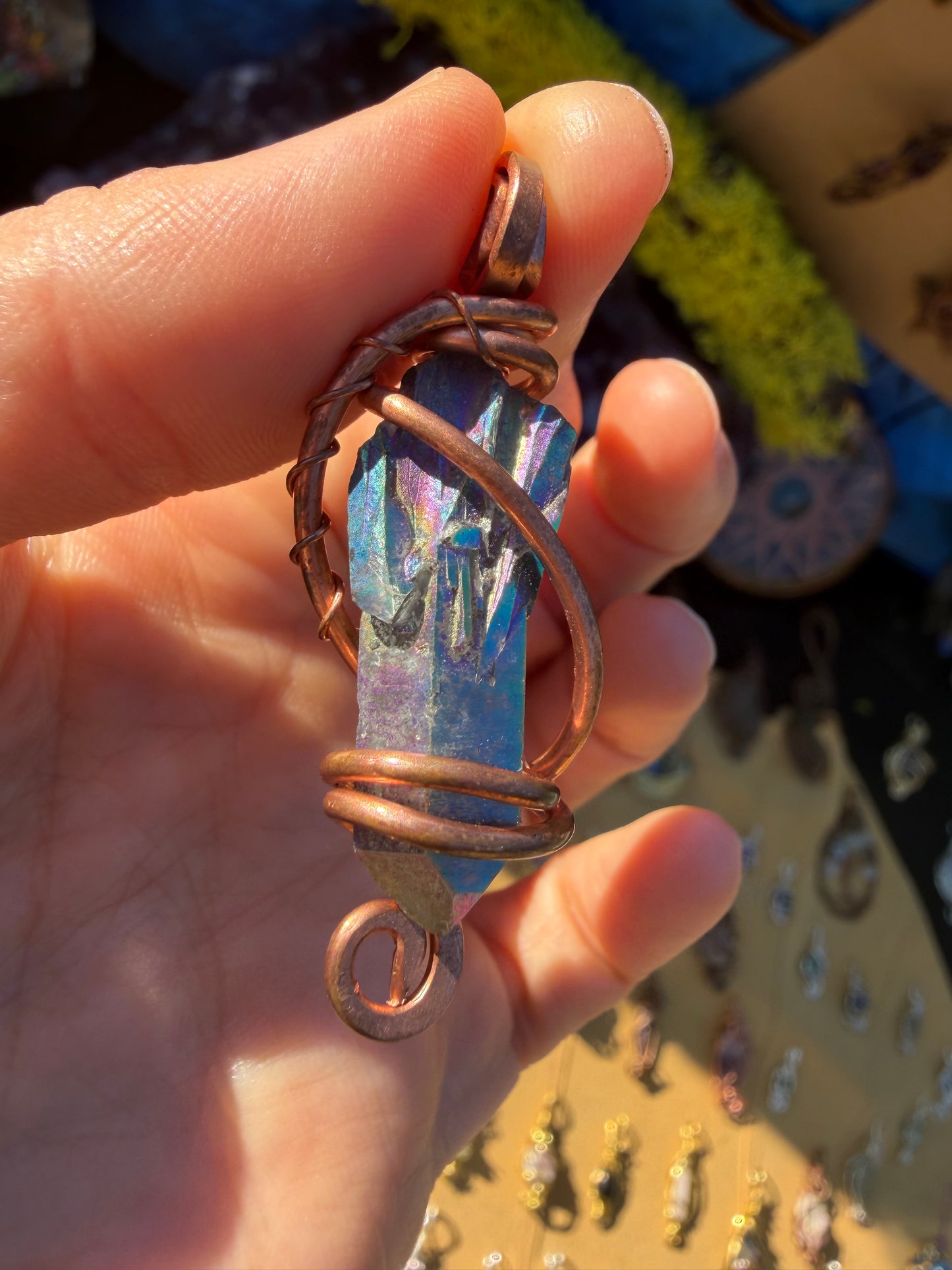 Self-Empowerment Activation-Titanium Quartz necklace