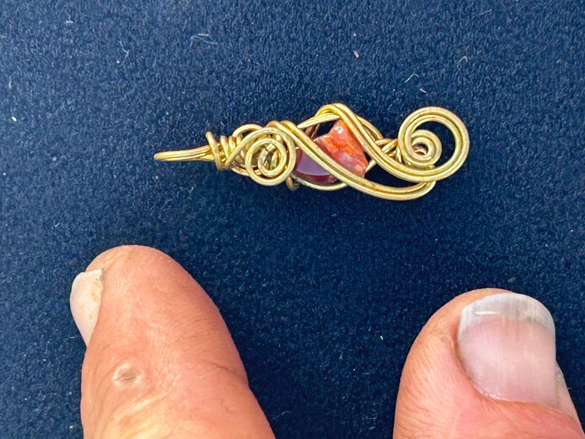 Royal carnelian, agate pendant