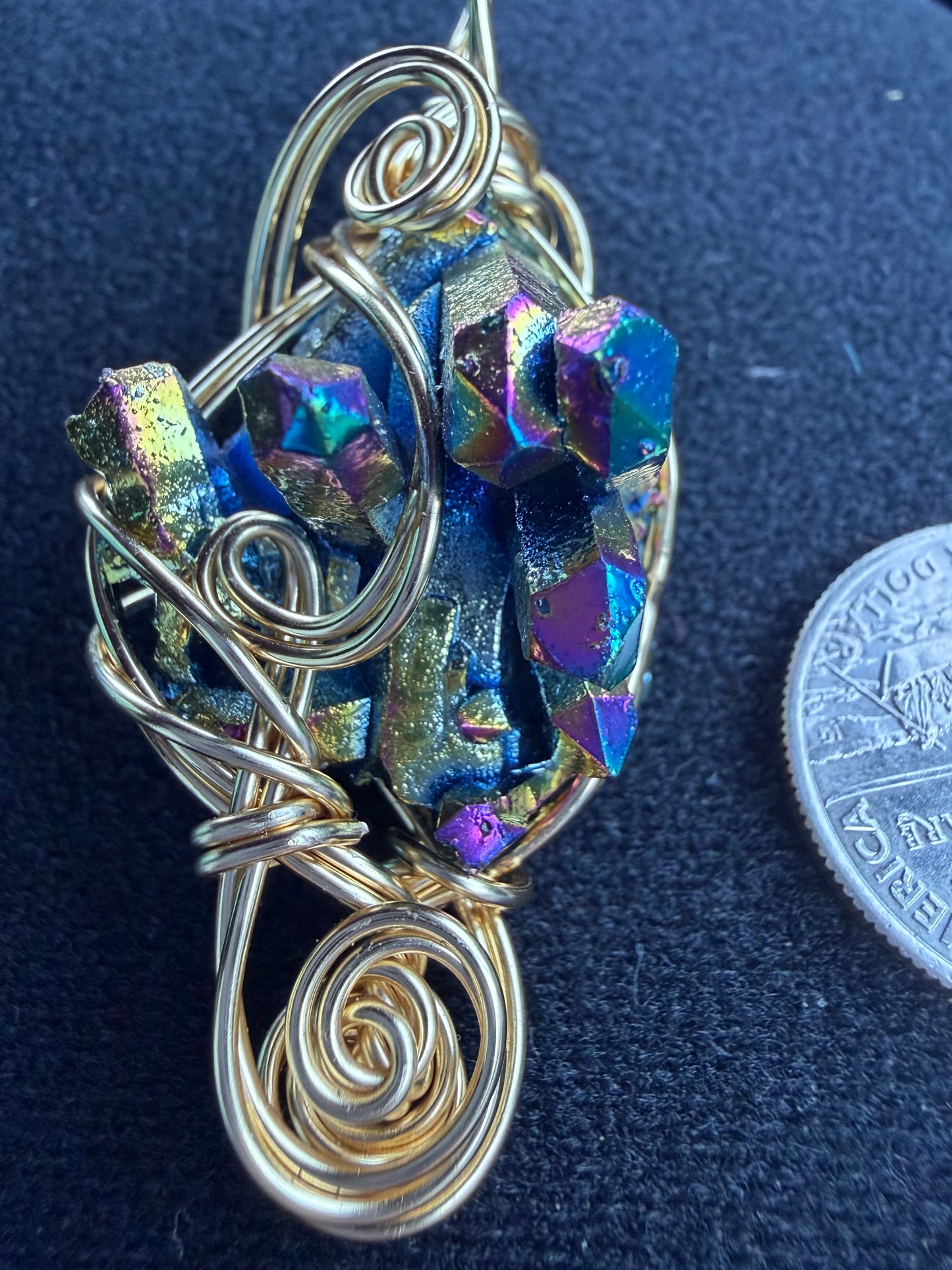 Rainbow titanium cluster of strength