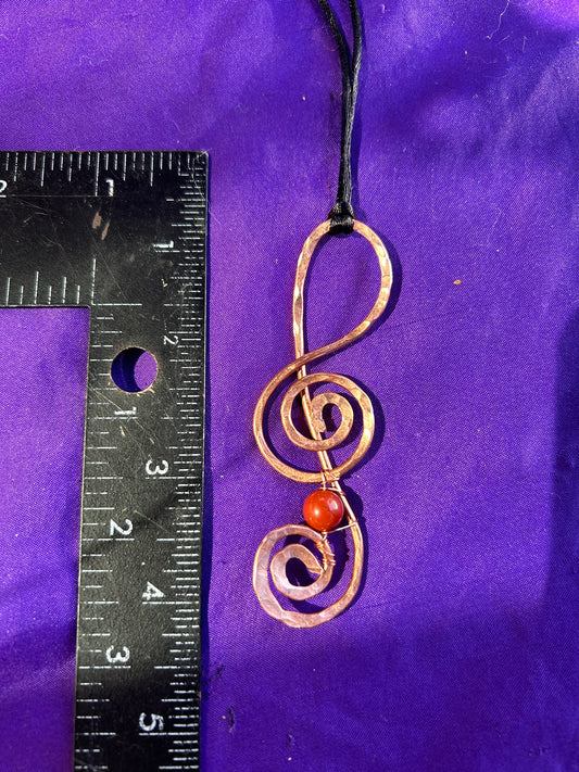 Music note pendant
