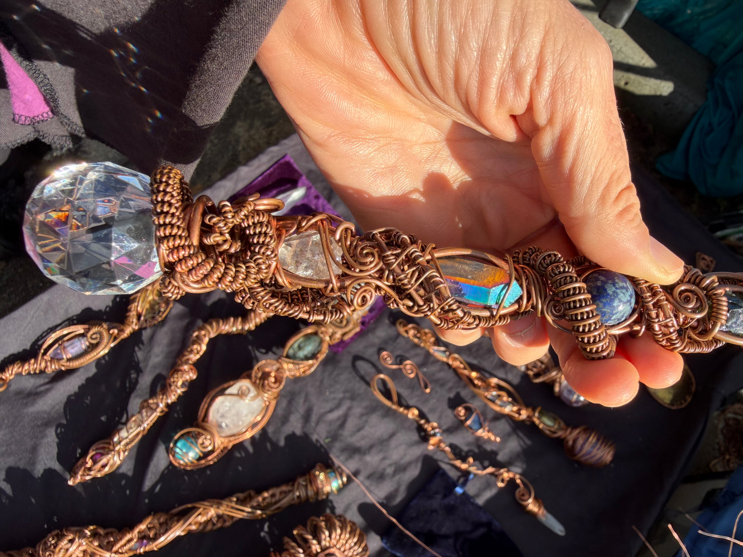 The journey from Crystalline energy to 💎 Diamond Light crystal and gem wand