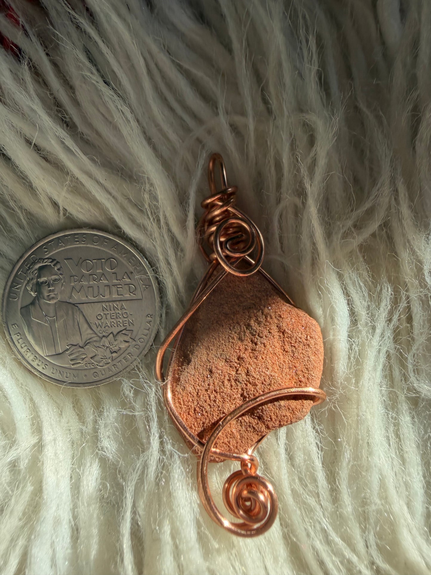Sedona Red Rock Portal Pendant in copper