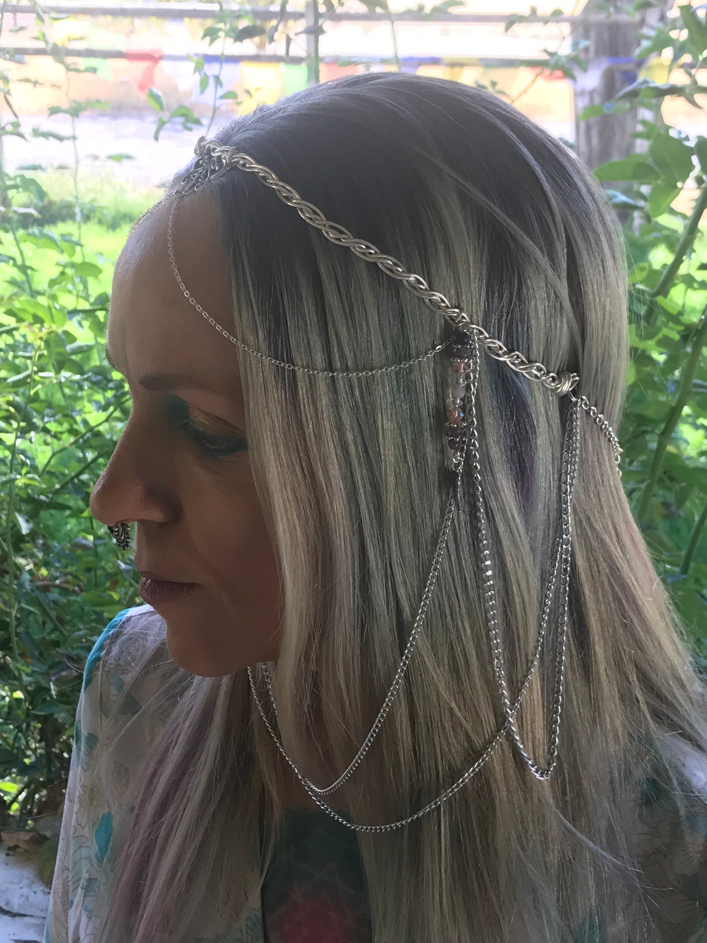 Celestial chain headpiece