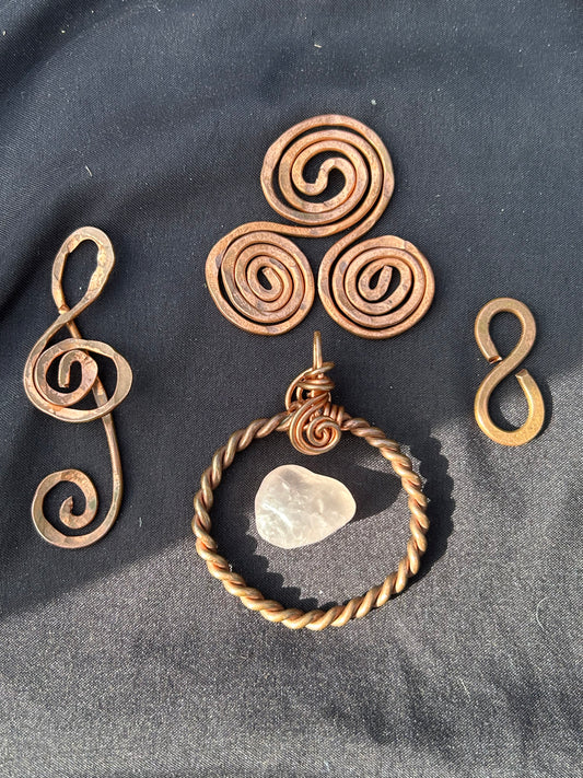 Copper water structuring kit handcrafted