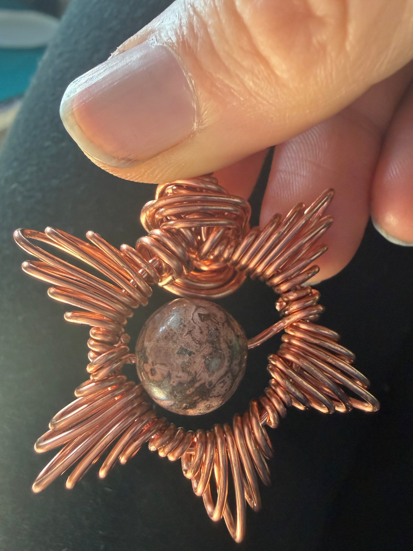 Copper Desert Rose Jasper sunshine
