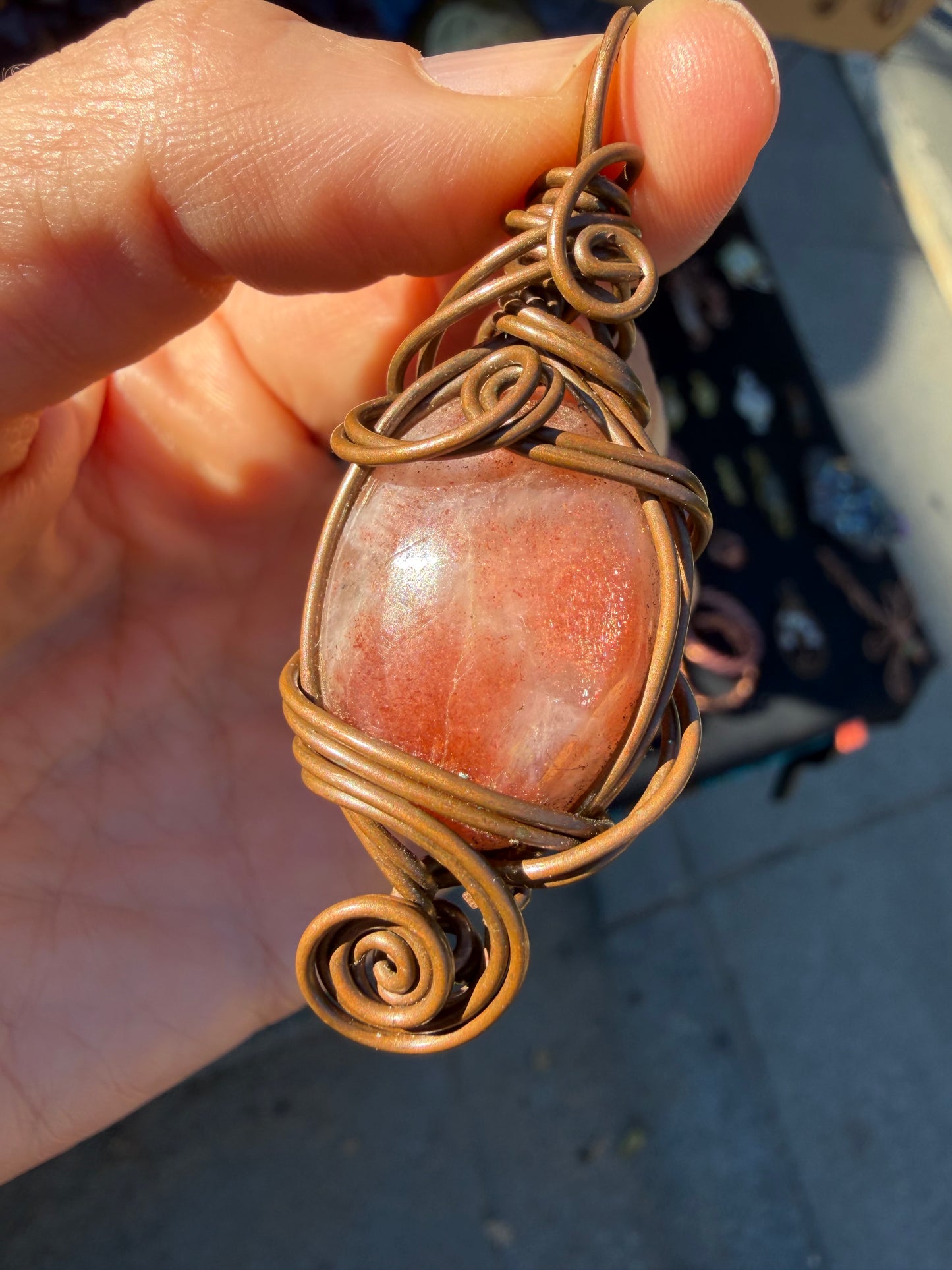 ☀️🔥 The Solar Heart Sunstone Pendant