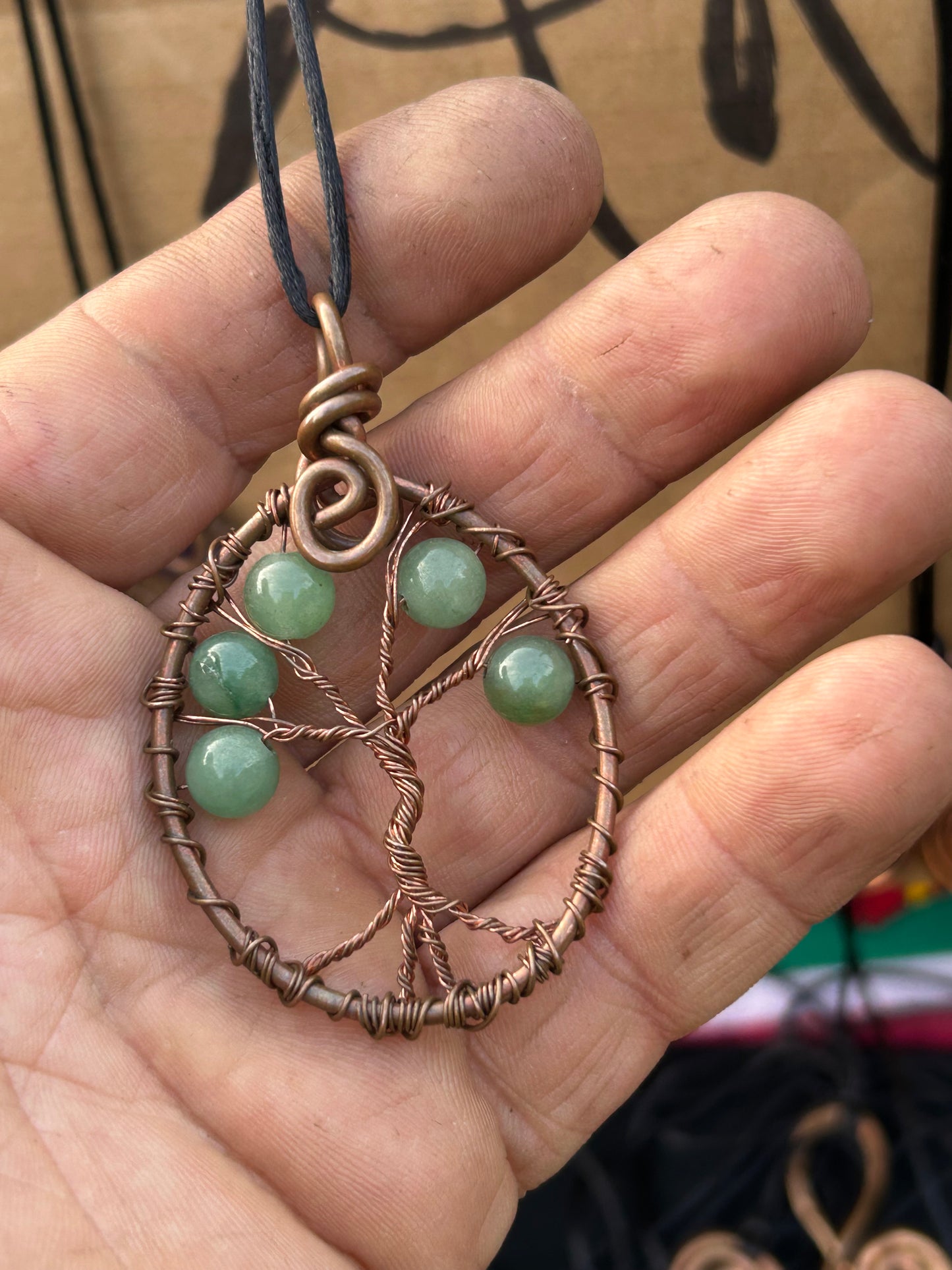 Adventuring family tree of life pendant ￼