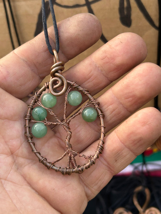 Adventuring family tree of life pendant ￼