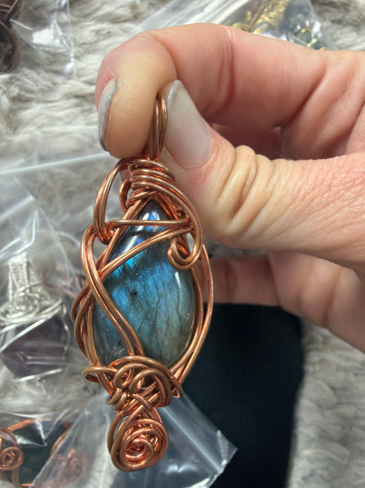 Labradorite copper necklace Bringer of Light
