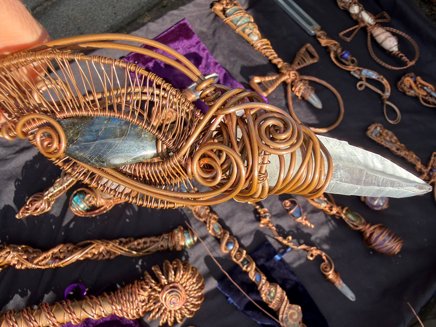 Lumerian DNA 🧬 Crystaline gemstone infused ￼Activation wand