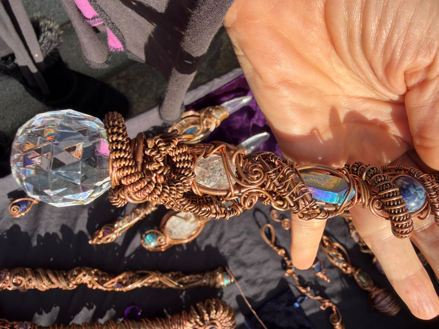 The journey from Crystalline energy to 💎 Diamond Light crystal and gem wand