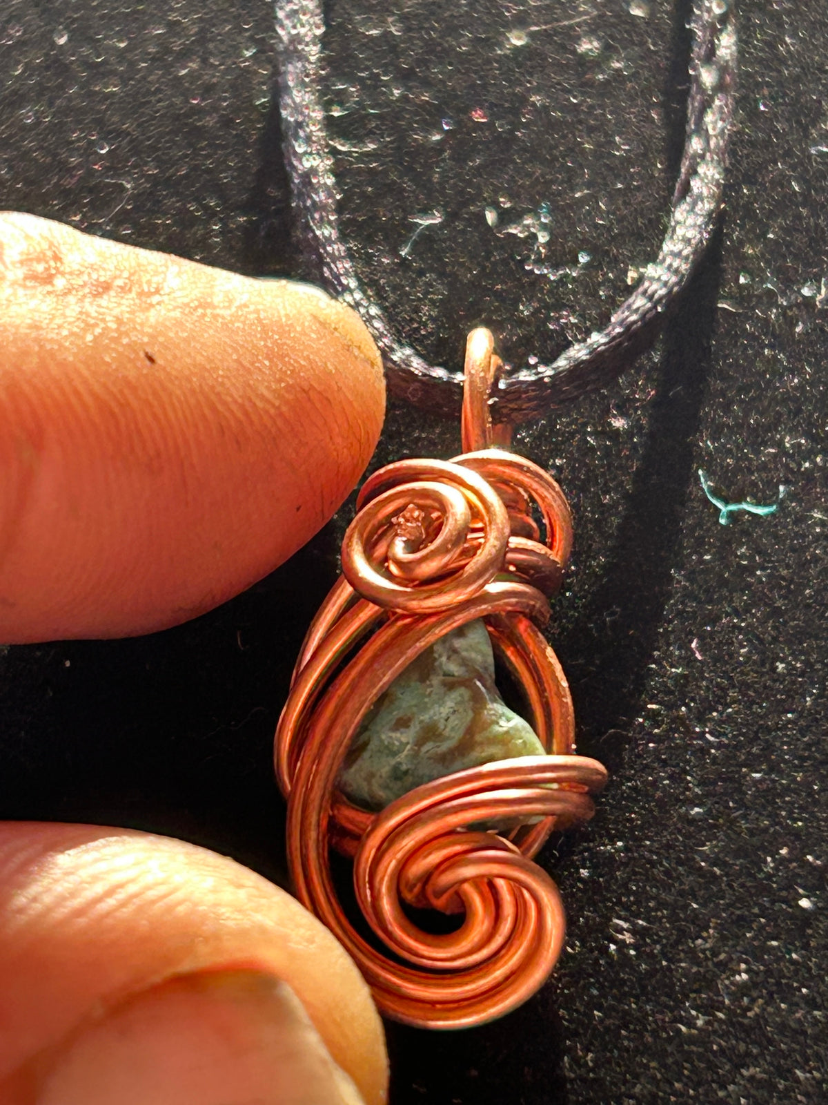Spiritual guidance in a turquoise stone necklace