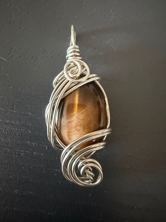 Tigers Eye Flow Pendant