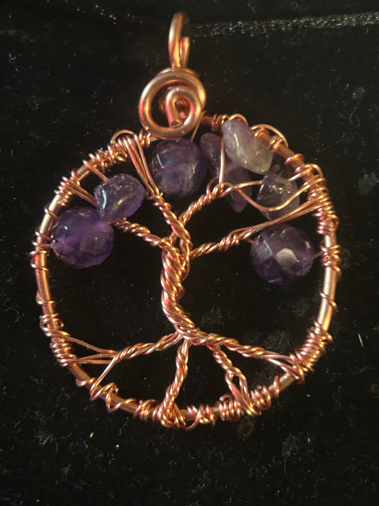 Amethyst tree of life