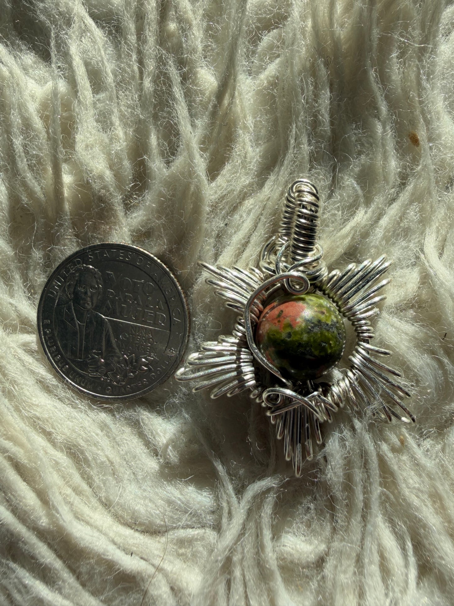 Solar Vitality Jasper Pendant